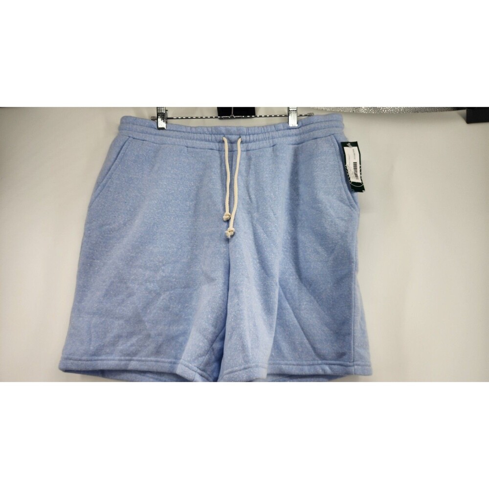 Threads 4 Thought Women's Large Blue Garrettt Triblend Fleece Shorts NWT